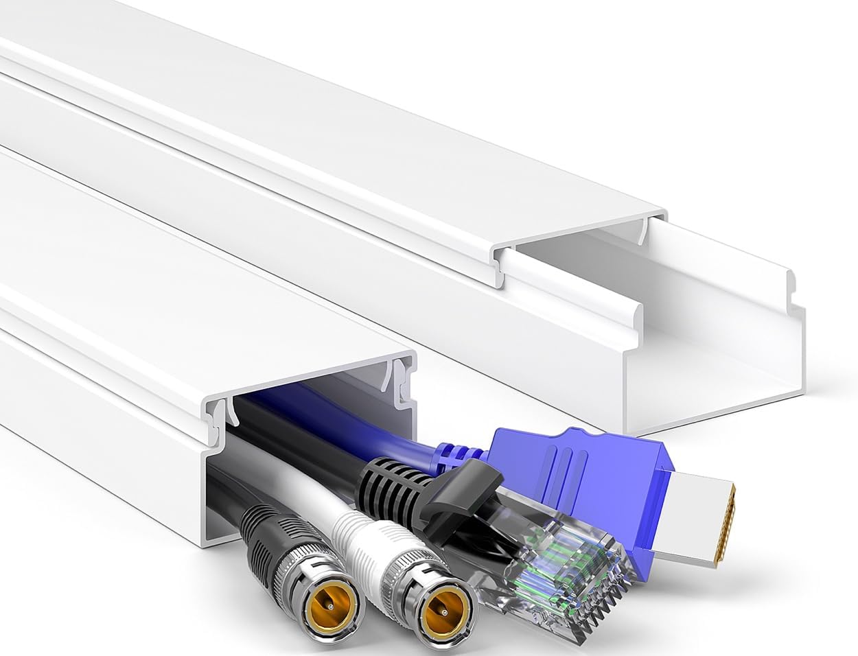 Delamu 34in Cord Covers for Wires on Wall