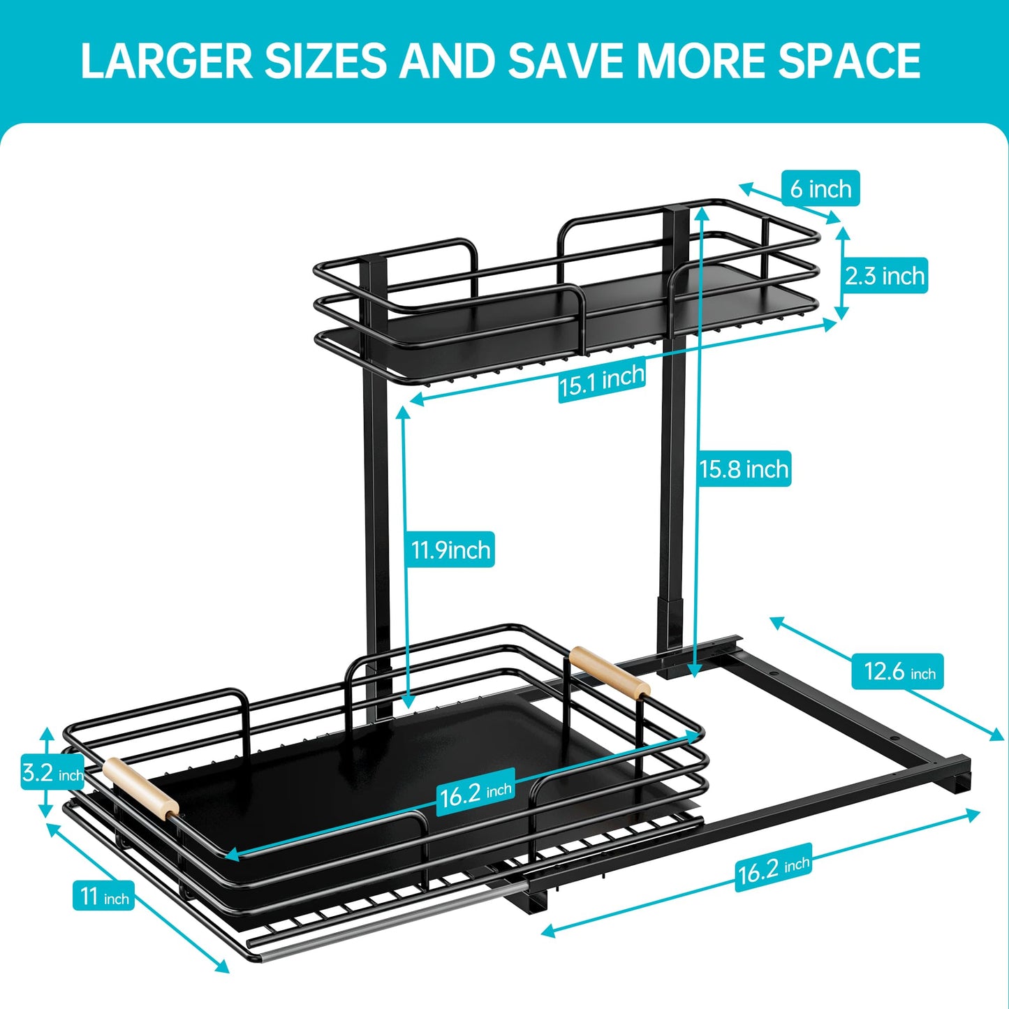 LAMU Under Sink Organizers and Storage