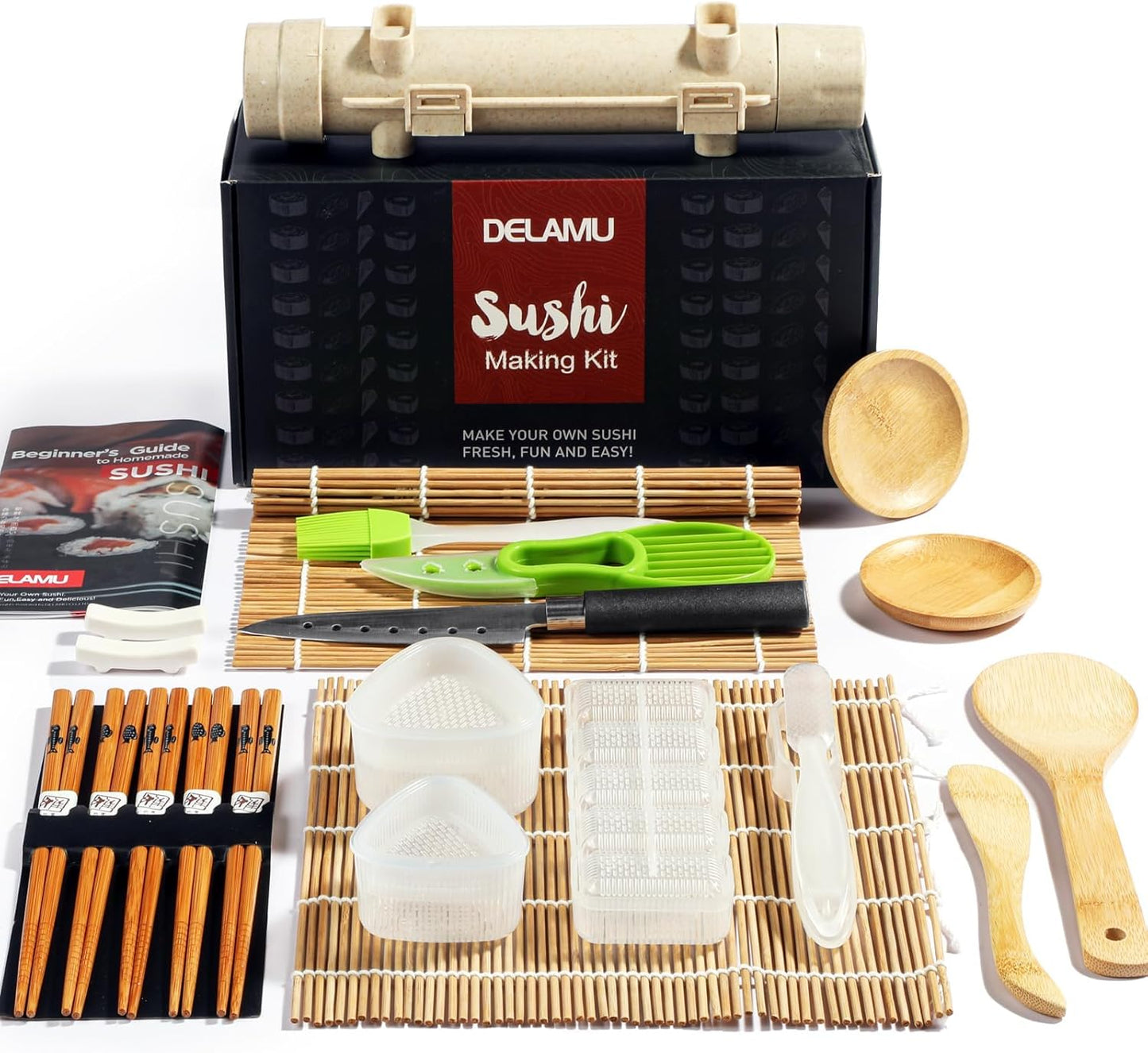 Delamu Upgrade 22 in 1 Sushi Making Kit