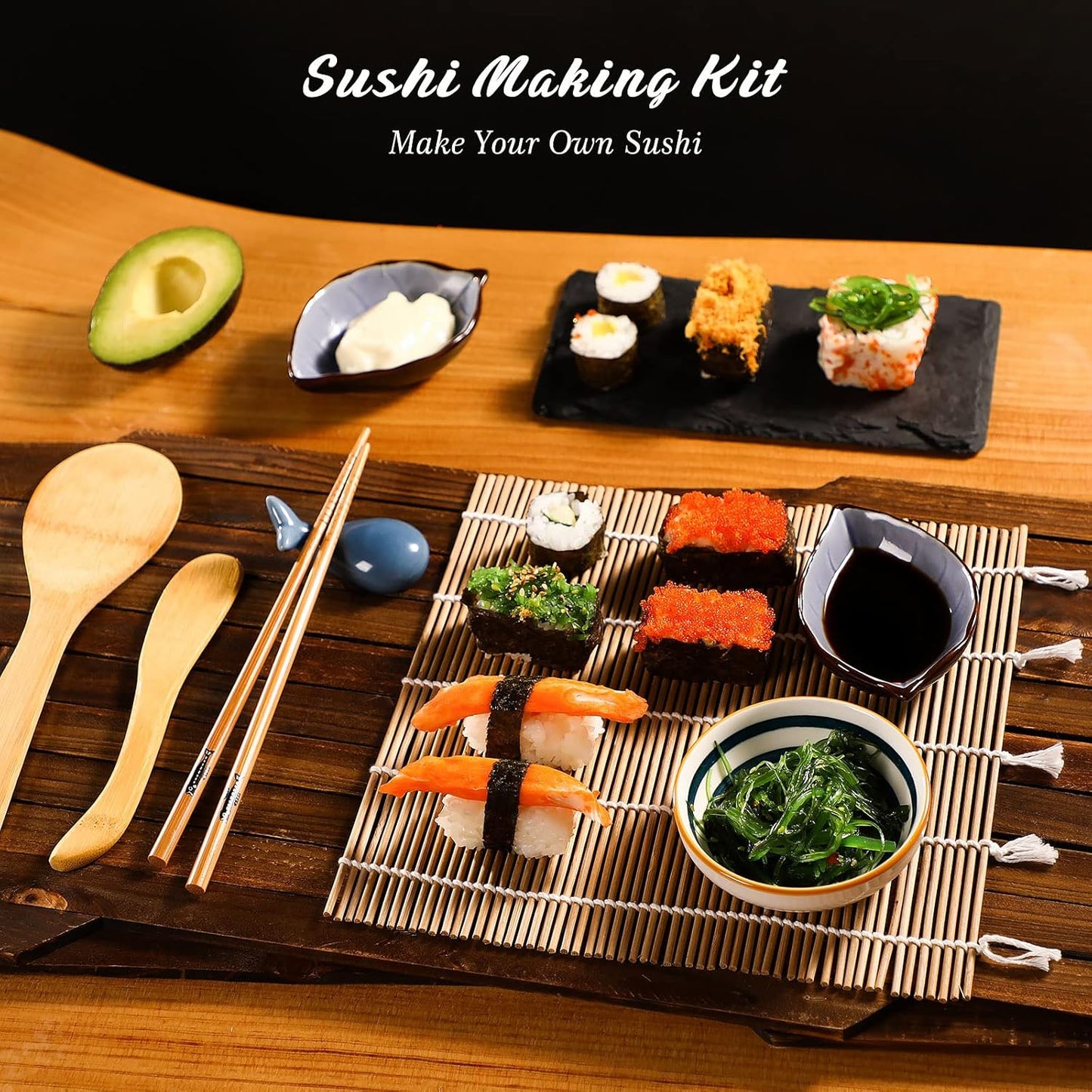 DELAMU 9Pcs Sushi Making Kit