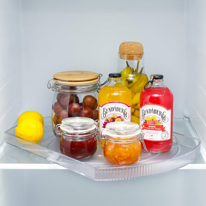 LAMU Square Lazy Susan Organizer for Refrigerator