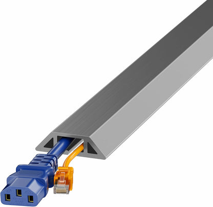 Delamu 4ft Floor Cord Cover, W0.55in H0.27in