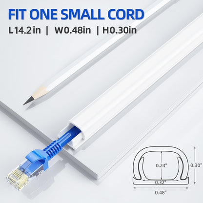 DELAMU 142in Cord Hider Wall for 1 Cord