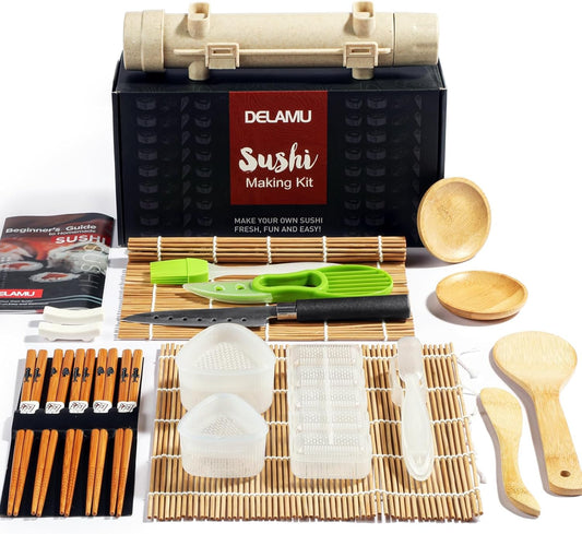 Delamu Upgrade 22 in 1 Sushi Making Kit