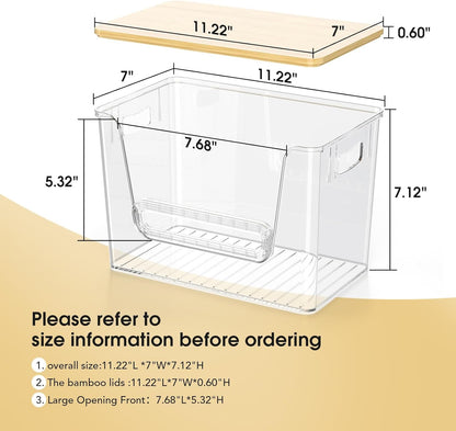 Delamu 2 Set Stackable Pantry organizers and Storage