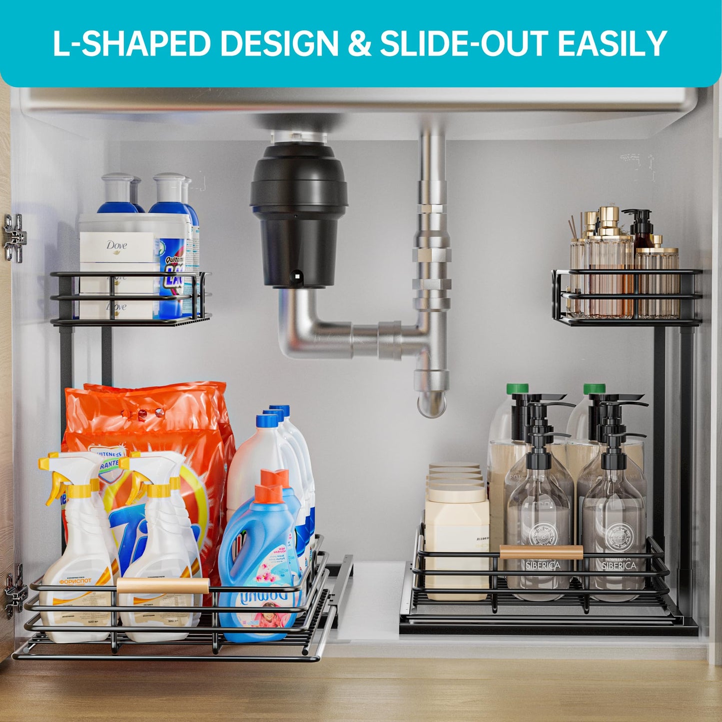 LAMU Under Sink Organizers and Storage