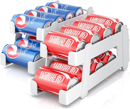 LAMU Soda Can Organizer Dispenser for Refrigerator