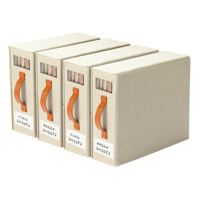 Sheet Organizers And Storage, Delamu Linen Closet Organizers And Storage, Bed Sheet Organizer